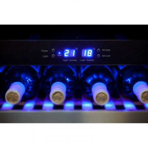 Двухзонный винный шкаф Cold Vine C110-KBT2 фото 4